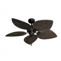 42" Bombay Tropical Ceiling Fan - Oil Rubbed Bronze - Oiled Bronze Blades