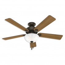52" Hunter Swanson Bowl indoor Ceiling Fan With LED Module - 50901 - New Bronze