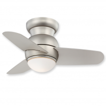 Minka Aire Spacesaver F510L-BS - LED - 26" Ceiling Fan Brushed Steel