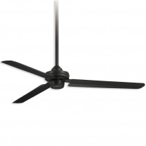54" Minka Aire Steal Dry Indoor Ceiling Fan - coal finish with coal blades