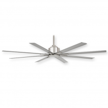 Minka Aire Xtreme H2O F896-65-BNW - 65" Ceiling Fan Brushed Nickel Finish with Silver Blades