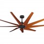 72" TroposAir Liberator WiFi Indoor/Outdoor Ceiling Fan - Oil Rubbed Bronze With Natural Cherry Blades