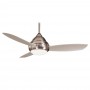 52" Concept 1 Ceiling Fan by Minka Aire F517L-BN Brushed Nickel 3 Blade - Light