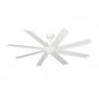 60" TroposAir Northstar Modern DC Ceiling Fan w/ Integrated LED Light - Pure White