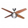 52" Fresco Ceiling Fan - Brushed Nickel w/ Natural Cherry Blades
