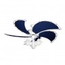 Raindance Nautical Ceiling Fan w/ Light - White w/ Blue Blades