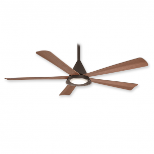 54" Cone Ceiling Fan by Minka Aire - F541L-ORB - Oil Rubbed Bronze w/ LED Light