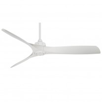 60" Aviation Ceiling Fan by Minka Aire - F853-WH White Motor and White Blades