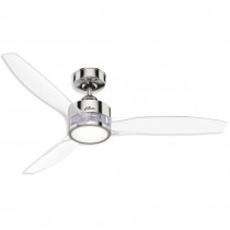 52" Hunter Park View indoor Ceiling Fan With LED Module - 50999 - Polished Nickel