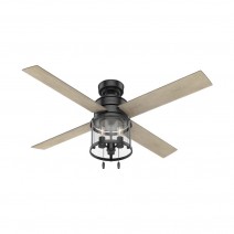 52" Hunter Astwood Ceiling Fan With LED Module - 50269 - Matte Black