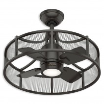 21" Hunter Seattle indoor Ceiling Fan With LED Module - 50738 - Noble Bronze
