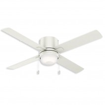 52" Hunter Minikin indoor Ceiling Fan With LED Module - 50982 - Fresh White