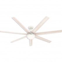 70" Hunter Phenomenon indoor Ceiling Fan With LED Module - 51378 - Fresh White