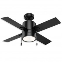 42" Hunter Beck Indoor Ceiling Fan With LED Module - 53433 - Matte Black