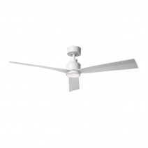 WAC Smart Fans F-003L-MW CLEAN 52" Ceiling Fan w/ LED Light - Matte White