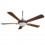 Minka Aire F900L-BCW Cristafano 68 Inch Ceiling Fan with Light - Optional Crystal Package