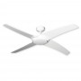 TroposAir Starfire 56" Ceililng Fan - Pure White - DC Motor w/ Integrated LED Light