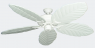 100 Series Raindance Ceiling Fan Pure White - Pure White Blades