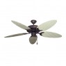 Raindance Bamboo Ceiling Fan - Antique White Blades (bamboo side shown)