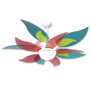 Craftmade Bloom Flower Ceiling Fan w/ Candy Blades - BL52W-BBLCNDY