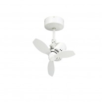 Mustang Oscillating Ceiling Fan by TroposAir - Pure White Finish