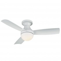 WAC Smart Fans - F-004L-MW ORB 44" Flush Mounted Fan w/ LED Light - Matte White