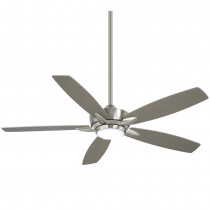 Minka Aire F717L-BN/SL Kelvyn 52" Five Blades w/ LED Ceiling Fan - Brushed Nickel
