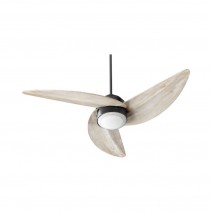 Quorum 41523-69 TRINITY 52" w/ LED Light Contemporary Ceiling Fan - Black
