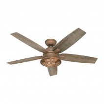 52" Hunter Hampshire Ceiling Fan With LED Module - 51573 - Copper