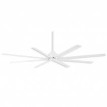 84" Minka Aire Xtreme H2O Ceiling Fan - F896-84-WHF - Flat White Finish with Flat White Blades