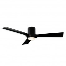 Modern Forms Aviator Flush Mount-FH-W1811-54L-MB - Ceiling Fan shown w/ optional LED (sold separately)
