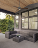 Osprey Ceiling Fan by Modern Forms on Covered Porch