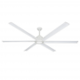 84" Titan II by TroposAir - Large Ceiling Fan - Pure White Finish