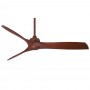 ***DISCONTINUED***   60" Aviation Ceiling Fan by Minka Aire - F853-RW Rosewood Finish Motor and Blades