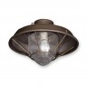 FL155 Lantern Style Fan Light - Antique Bronze