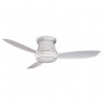 52" Minka Aire Outdoor Ceiling Fan - Concept II WET F474L-WH  - White Flush Mount