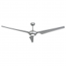 76" Ion Ceiling Fan - Brushed Nickel - Shown with optional LED Light (sold separately)