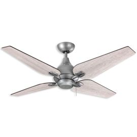 50" TroposAir Reno -  Shown Brushed Nickel With Beachwood Blades