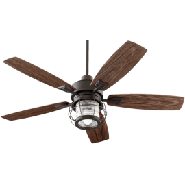 Quorum 13525-86 Galveston 52" Farmhouse Ceiling Fan with Light