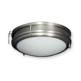 FL164SS Low Profile Fan Light Kit - Satin Steel