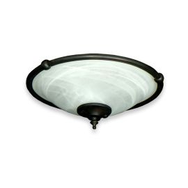 FL173 Ringed Bowl Fan Light - Oil Rubbed Bronze