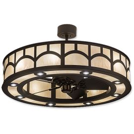 Meyda Wide Mission Hill Top Outdoor 194958 44" Chandel-Air Fan