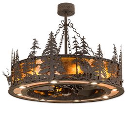 Meyda Wide Elk at Dusk Outdoor 197904 46" Chandel-Air Fan