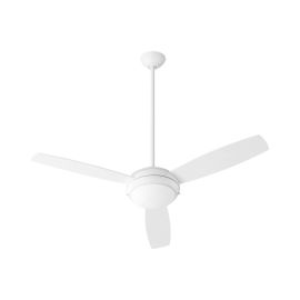 Quorum 20523-8 Expo 52" w/ LED Light Ceiling Fan - Studio White