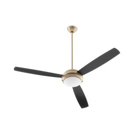 Quorum 20603-80 Expo 60" w/ LED Light Ceiling Fan - Aged Brass