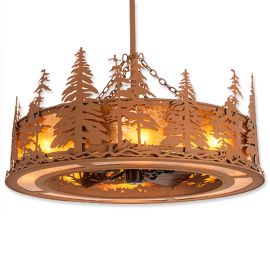 Meyda Wide Tall Pines Outdoor 213837 45" Chandel-Air Fan