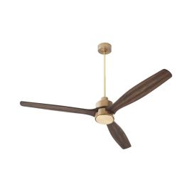 Quorum 21653-80 RENI 65" WiFi Three Blade Ceiling Fan - Aged Brass