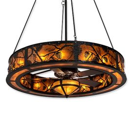 Meyda Wide Whispering Pines Outdoor 218986 57" Chandel-Air Fan