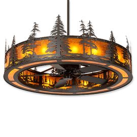 Meyda Wide Tall Pines Outdoor 219635 56" Chandel-Air Fan