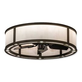 36" Meyda Wide Smythe Craftsman Outdoor Chandel-Air Fan